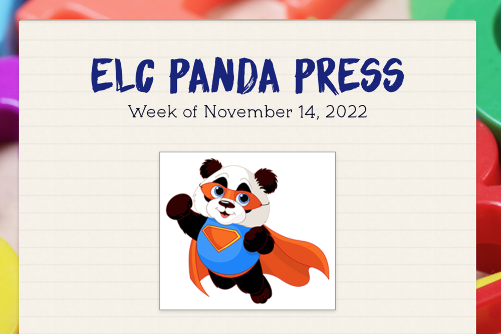 Screenshot of top of Panda Press