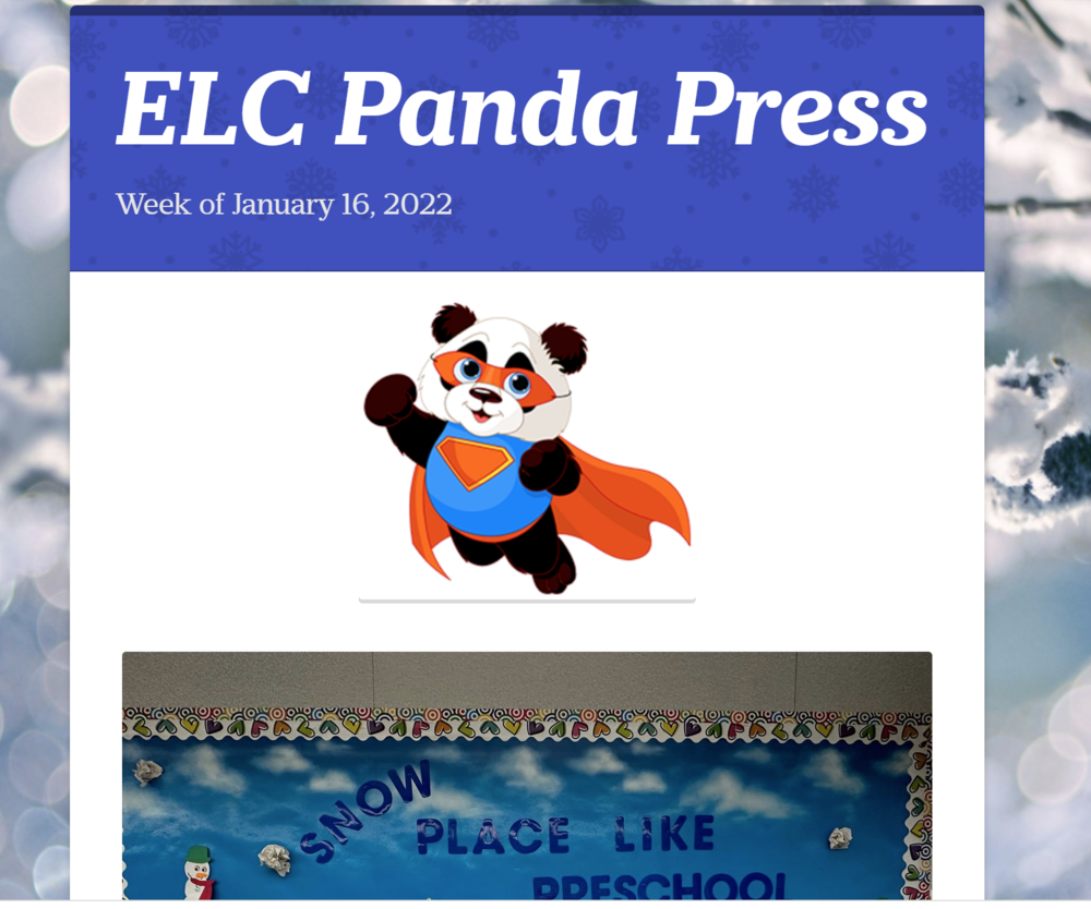 Screenshot of ELC Panda Press
