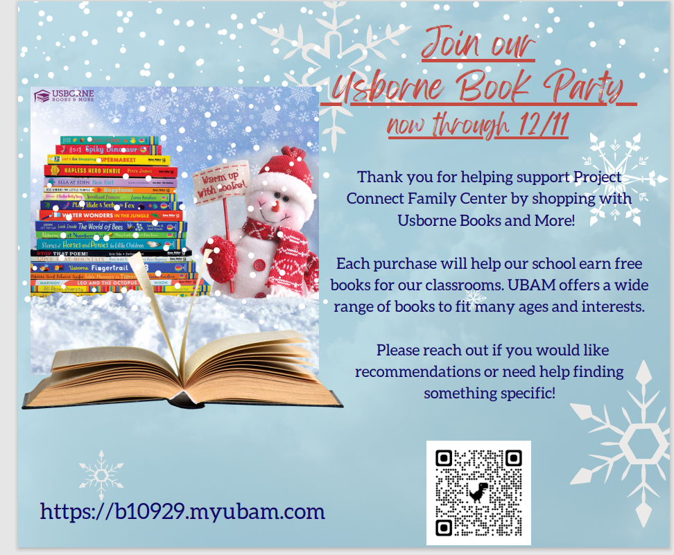 snowman with books Usborne fundraiser