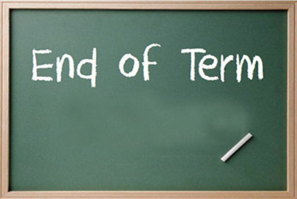 End of term