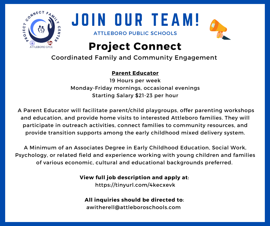 parent educator hiring 